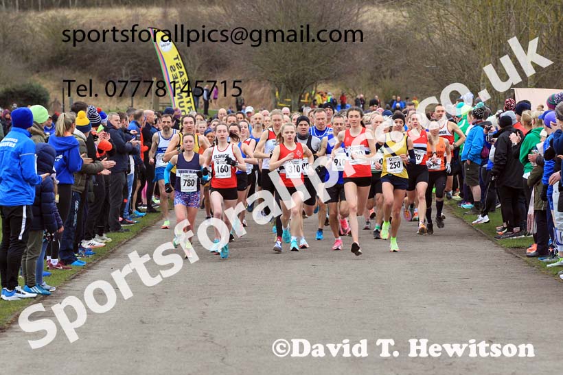 Senior women and veteran women and men over-50s NECAA Road Relay Champs., Hetton Lyons Park, Hetton le Hole, County Durham. Photo: David T. Hewitson/Sports for All Pics
